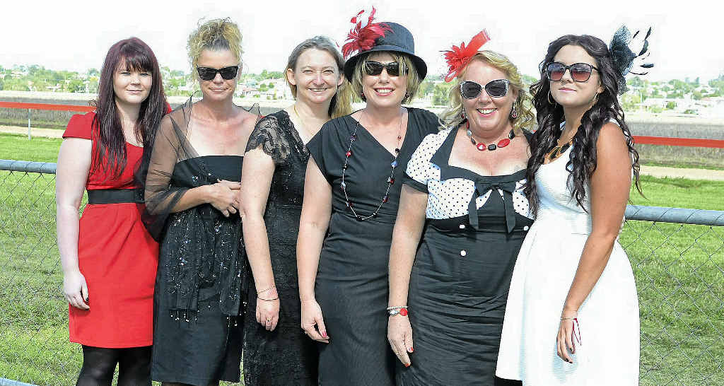 At Allman Park Picnic Races this year (from left) are: Kirby Nicholson, Julie McKavanagh, Tracey Shatte, Colleen Hunt, Robyn Crighton and Rebecca Schmit. At Allman Park Picnic Races this year (from left) are: Kirby Nicholson, Julie McKavanagh, Tracey Shatte, Colleen Hunt, Robyn Crighton and Rebecca Schmit.